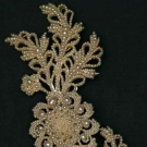 LARGE SEED PEARL BROOCH, MID 19TH C