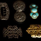 SEVEN BELT BUCKLES, 1900-1930