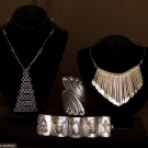 SILVER JEWELRY, MID 20TH C