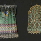TWO WHITING &amp; DAVIS ENAMELED MESH PURSES, 1920s