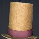 GENT'S BROWN HIGH HAT, AMERICA, 1840s