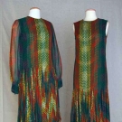 TWO PIERRE CARDIN MAXI DRESSES, 1972