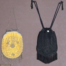 TWO BEADED BAGS, 1890s &amp; 1920s