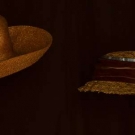 TWO LARGE NATURAL STRAW HATS, 1904 &amp; 1910
