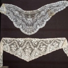 TWO CREAM LACE FICHUS, 1880-1910