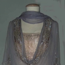 LILAC CHIFFON EVENING GOWN, c. 1915