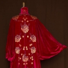 BEADED VELVET OPERA COAT, c. 1910
