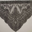 HANDMADE CHANTILLY LACE SHAWL, 1860s