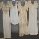 FOUR PIECES LADIES' WHITES, 1895-1910