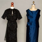 TWO DESIGNER EVENING GOWNS, 1957