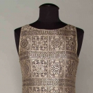 MARY McFADDEN PLEATED DRESS, 1970-1980