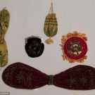 FIVE LADIES' PURSES, AMERICAN, 1800-1860