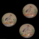 HAND PAINTED BUTTONS, 18TH &amp; 19TH C