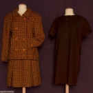 TWO CHRISTIAN DIOR WOOL DRESSES, 1957-1968
