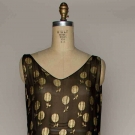 GOLD LAME EVENING GOWN, LATE 1920s