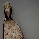 VELVET &amp; SILK RECEPTION GOWN, PARIS, c. 1894