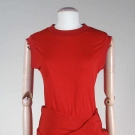 RED SILK YAMMAMOTO GOWN, 2000s