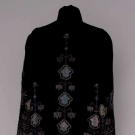EMBROIDERED VELVET EVENING COAT, c.1925