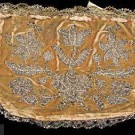 SILVER EMBROIDERED VELVET PURSE, ITALY, 1680-1700