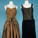 TWO EVENING GOWNS, EARLY 1930s &amp; c. 1945