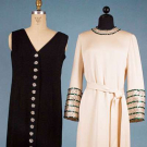 TWO NORMAN NORELL EVENING GOWNS, MID 1960s