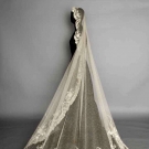 POINT DE GAZ WEDDING VEIL, c. 1900