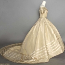 TWO SILK BALLGOWNS, 1850-1860
