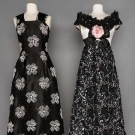 TWO SCAASI EVENING GOWNS, 1980-1990