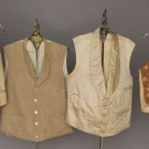 FOUR MEN'S VESTS, 1850-1890s