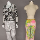 GALLIANO NEWSPRINT SET &amp; VERSACE JEANS &amp; SHOES