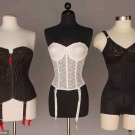 THREE MERRY WIDOW CORSETS, c. 1960