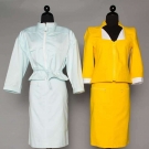 TWO COURREGES SUMMER SKIRT SUITS