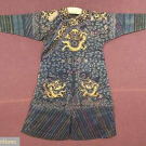 BLUE SILK GAUZE SUMMER JIFU, CHINA, 19TH C