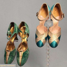 TWO PAIR D'ORSAY EVENING SHOES, 1920-1930