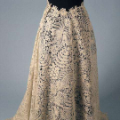 DECONSTRUCTED BRUSSELS MIXED LACE SKIRT, c. 1900