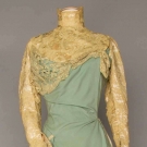 WOOL &amp; LACE TEA GOWN, c. 1900
