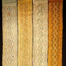 4 WOVEN &amp; EMBROIDERED RUG WRAPPINGS