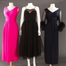 THREE SILK EVENING DRESSES, 1950-1960