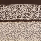 THREE HAND MADE LACE FLOUNCES, 19 TH C