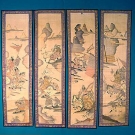 4 NARRATIVE KESI PANELS, CHINA, 19th C