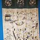JAPANESE SILK EXPORT PANEL, POST MEIJI