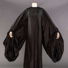 MME. GRES BALLOON SLEEVE EVENING GOWN, LATE 1970s