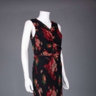 PRINTED CHIFFON GOWN &amp; JACKET, 1930s
