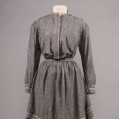 GREY CHAMBRAY DAY DRESS, c. 1910