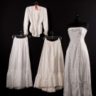 FOUR PIECES LADIES WHITES, 1900-1910