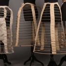 FOUR LADIES BUSTLES, 1870-1890