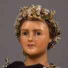 WEDDING CIRCLET &amp; ORIGINAL BOX, FRANCE, 1840s