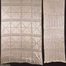 TWO SILVER ASUITE SHAWLS, EGYPT, 1920s