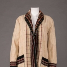 WOVEN WOOL ETHNIC COAT, EARLY TO MID 20TH C