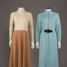 TWO SWEATER DRESSES, AMERICA, 1970s
